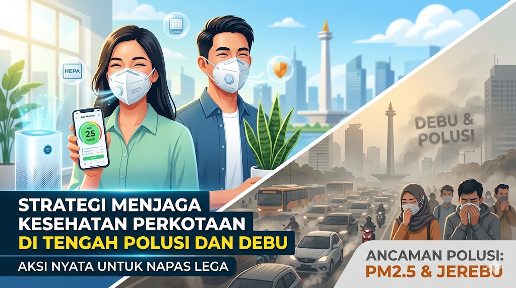 Strategi Menjaga Kesehatan Perkotaan di Tengah Polusi