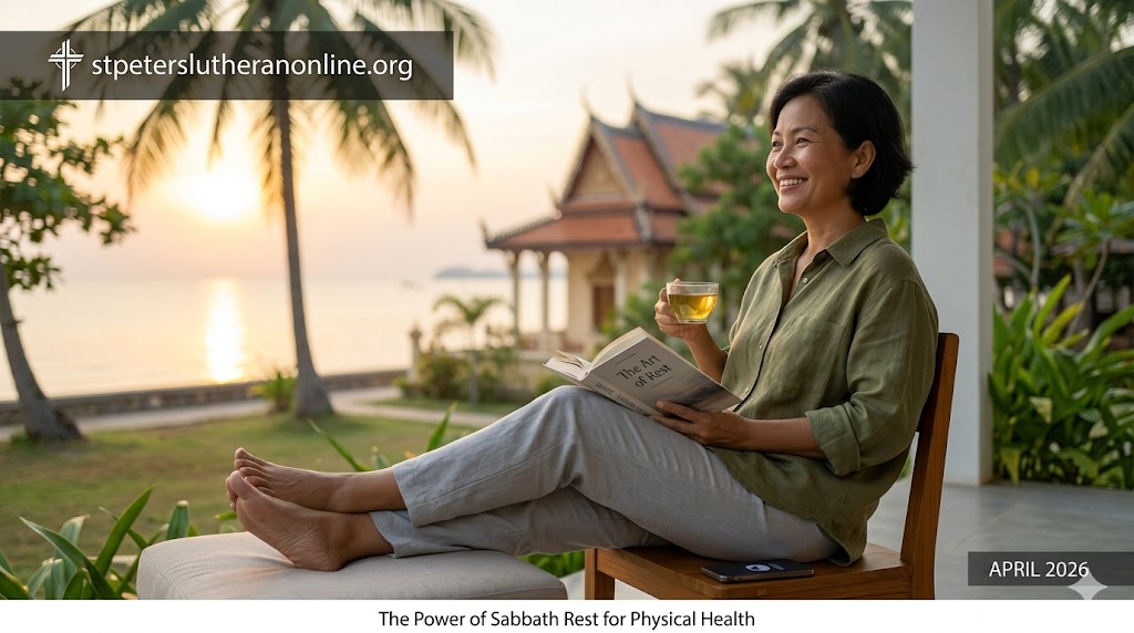 pentingnya istirahat total (Sabbath rest) untuk kesehatan fisik